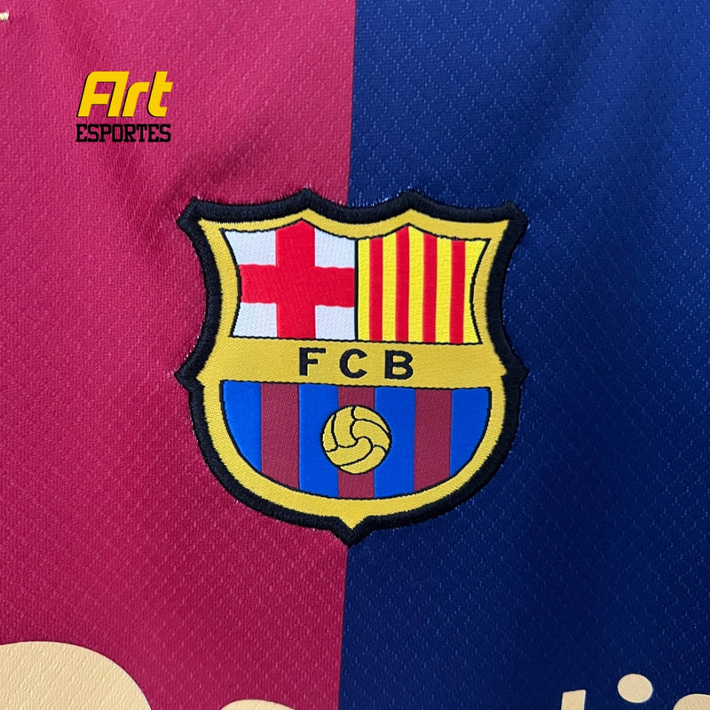 Camisa Barcelona I Feminina 2024/25 Nike Versão Torcedor