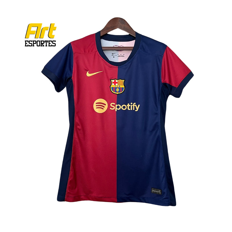 Camisa Barcelona I Feminina 2024/25 Nike Versão Torcedor