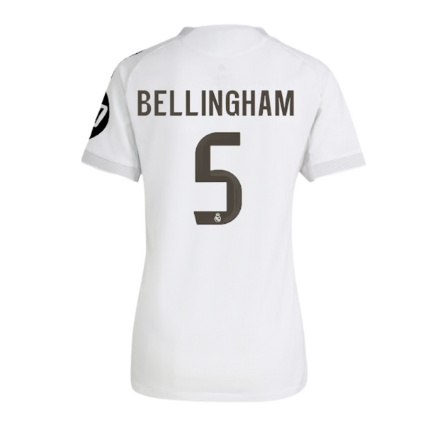 Camisa Real Madrid I 2025/26 N° 5 BELLINGHAM