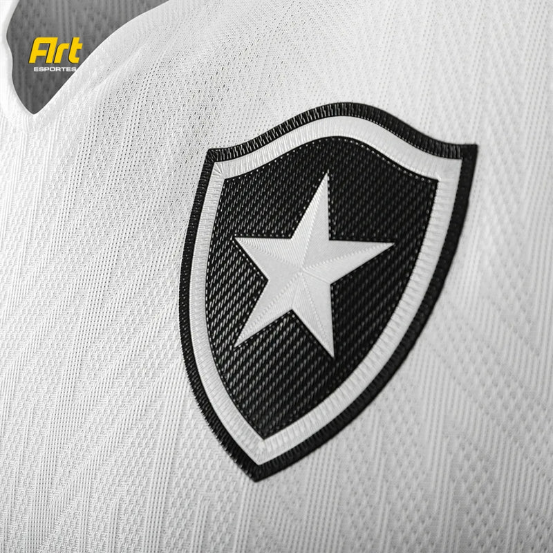 Camisa Botafogo III Masculina 24/2025 + Brinde Chaveiro - C/ Patrocínios Versão Torcedor