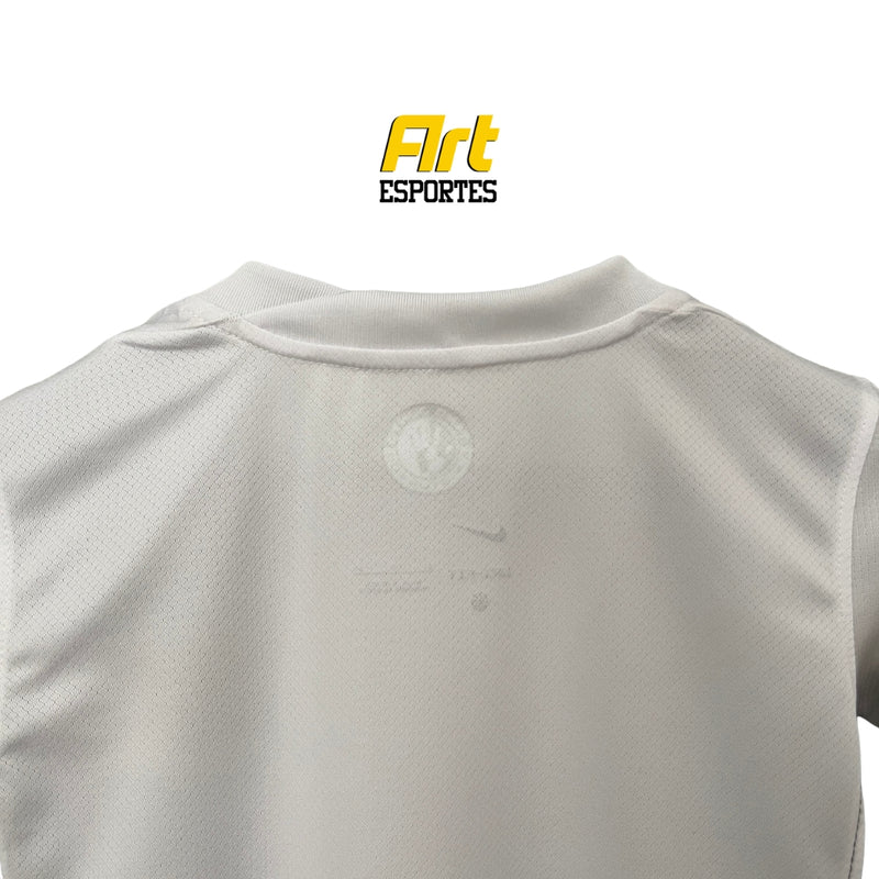 Camisa Feminina Corinthians I Nike 24/25 - Versão Torcedor Preto e Branco Degradê