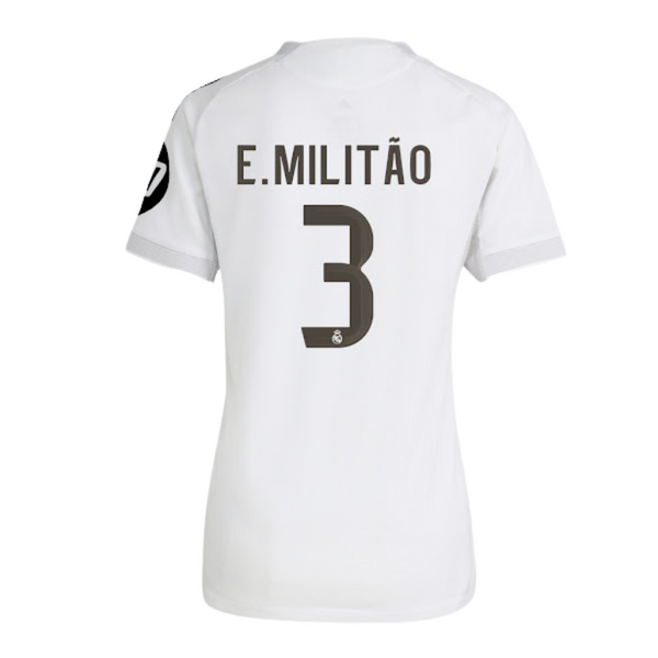 Camisa Real Madrid I 2025/26 N° 3 ÉDER MILITÃO