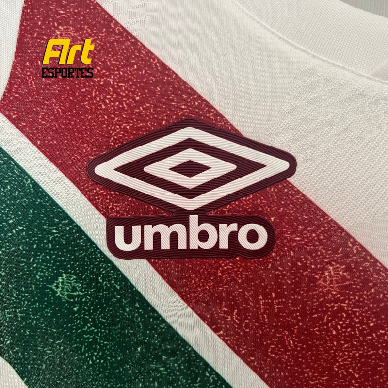 Camisa Fluminense II Feminina Umbro 24/25 - Versão Torcedor Branco