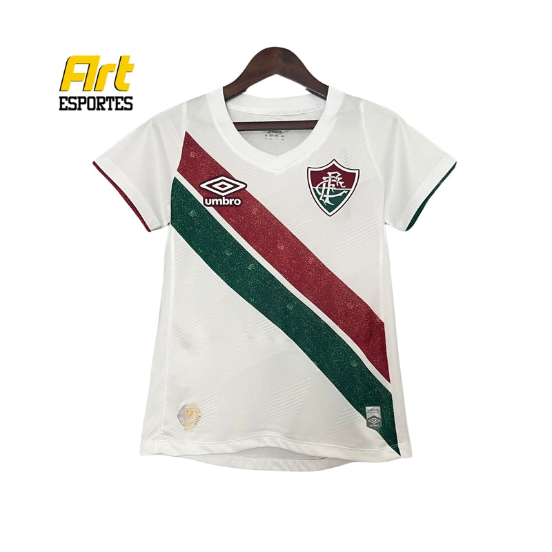 Camisa Fluminense II Feminina Umbro 24/25 - Versão Torcedor Branco