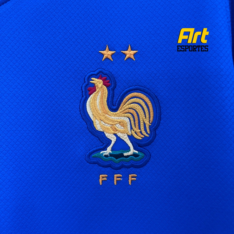 Camisa França I Feminina 2024/25 Nike Versão Torcedor Azul