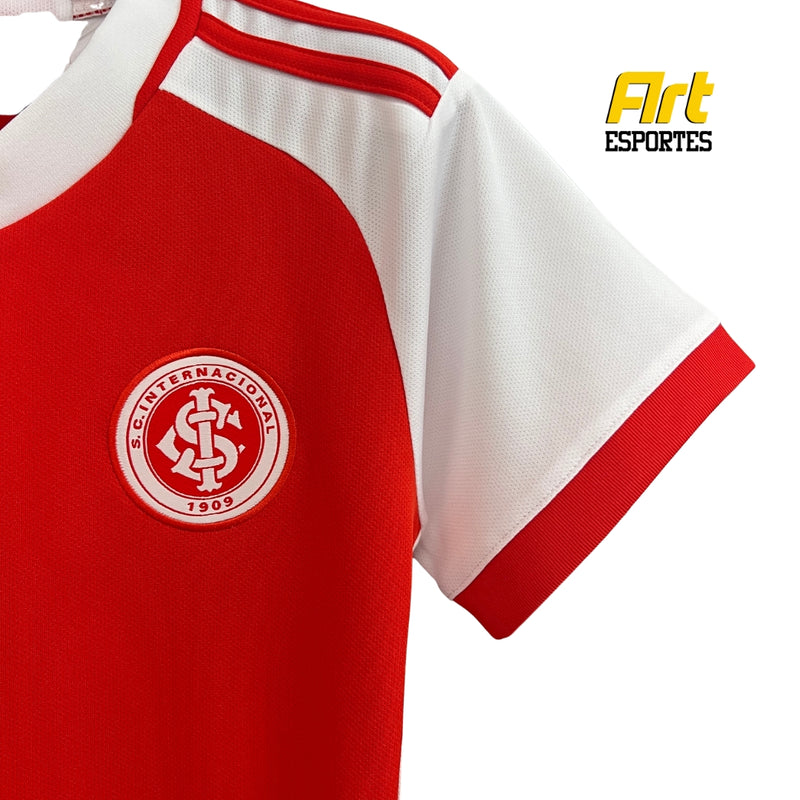 Camisa Internacional I Feminina Adidas 24/25 - Versão Torcedor Vermelho