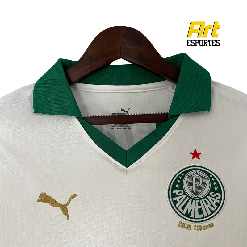 Camisa Palmeiras II Feminina Puma 24/25 - Versão Torcedor Branco