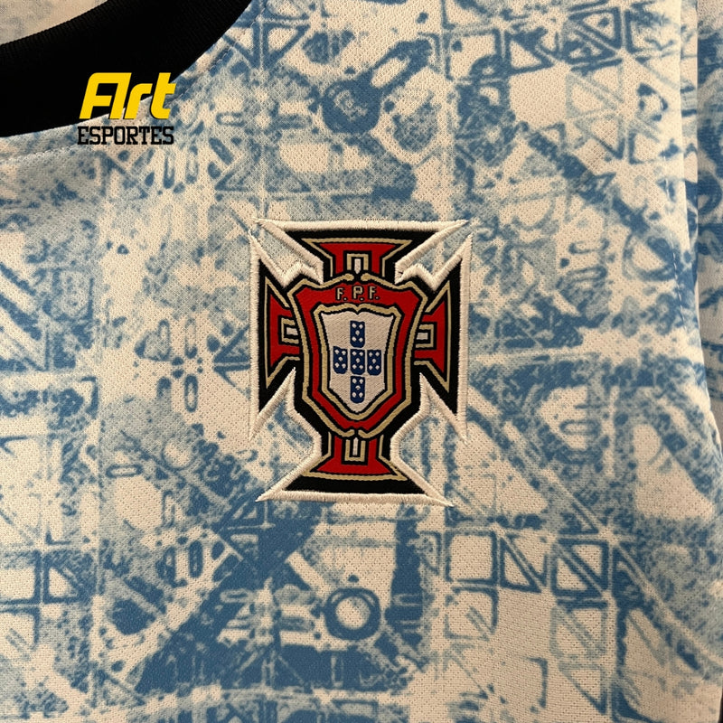 Camisa Portugal II Feminina 2024/25 Nike Versão Torcedor Azul