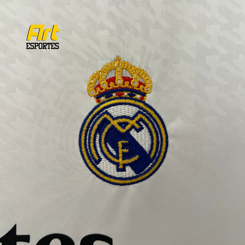 Camisa Real Madrid I Feminina 2024/25 Adidas Versão Torcedor Branco