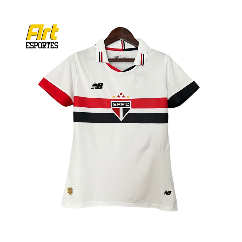 Camisa São Paulo I Feminina NB 24/25 - Versão Torcedor Branco