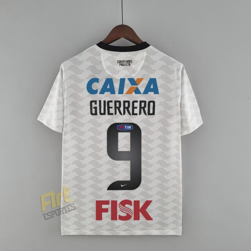 Camisa Corinthians I 2012 - Nike Retrô Branco Preto