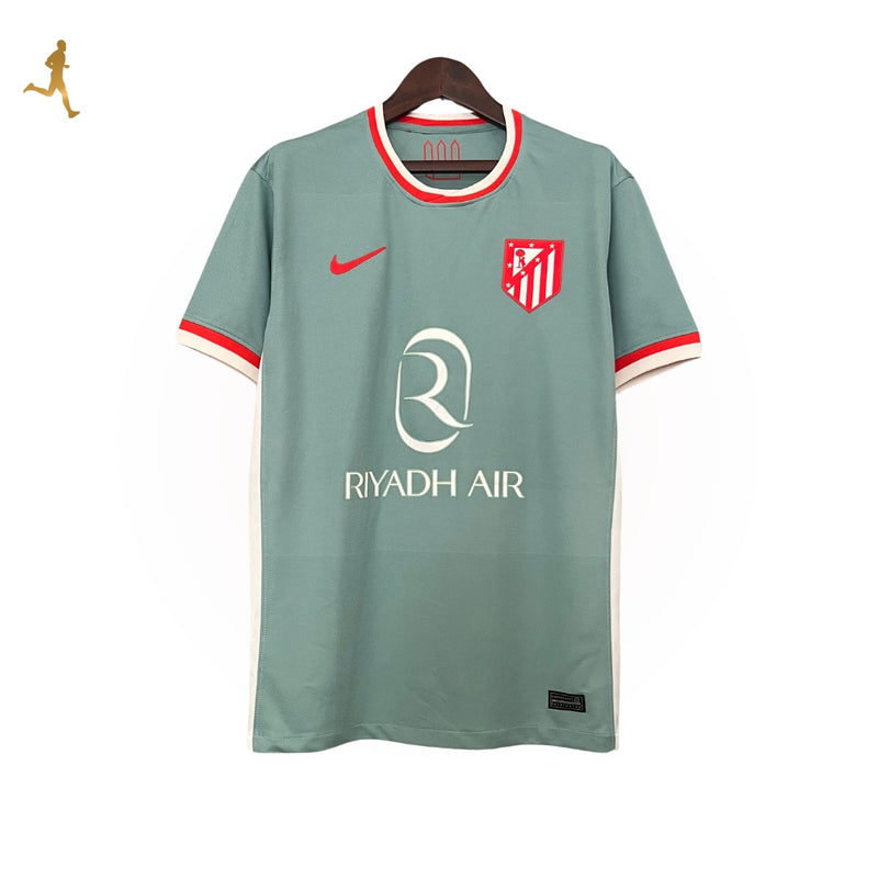 camisa-atletico-de-madrid-24-25-verde-azul-vermelho-branco-versão-torcedor-nike-silk-bordado