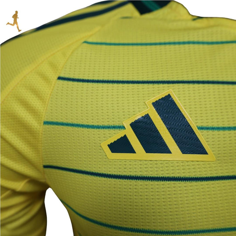 Camisa Celtic II Away 24/25 Dafabet Versão Jogador Amarelo Verde Preto - Adidas