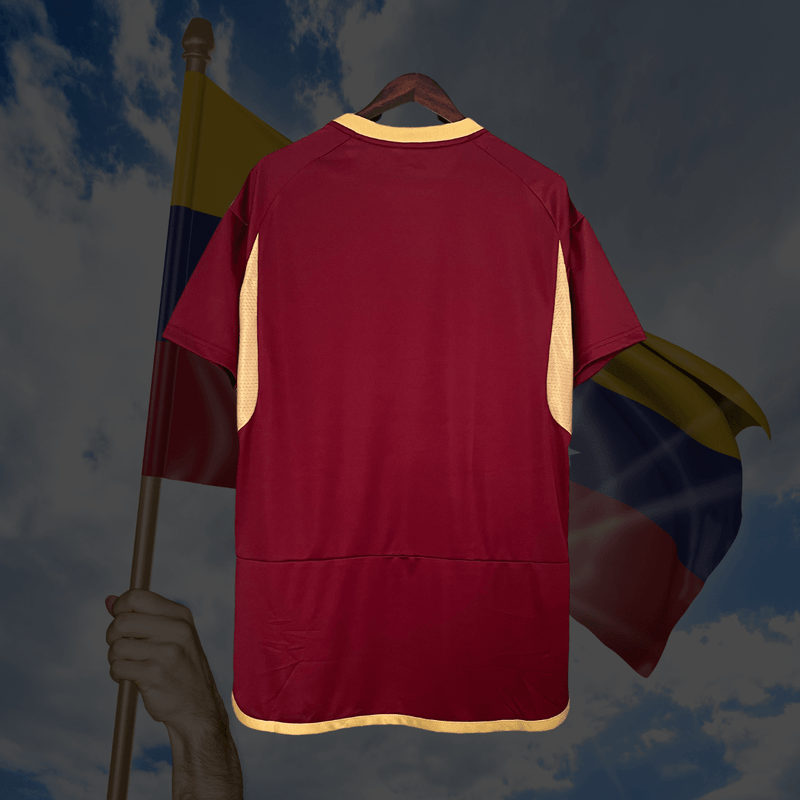 Camisa da Venezuela Home 2024 Versão Torcedor - Adidas Vermelho Bordô Amarelo