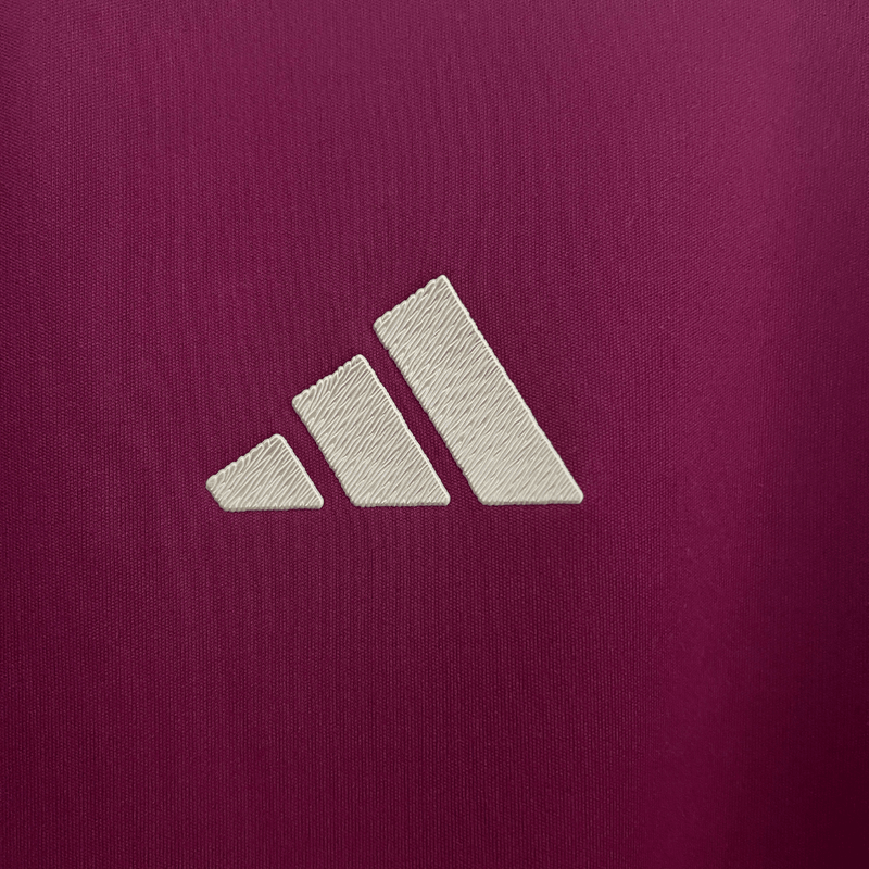 Camisa da Venezuela Home 2024 Versão Torcedor - Adidas Vermelho Bordô Amarelo