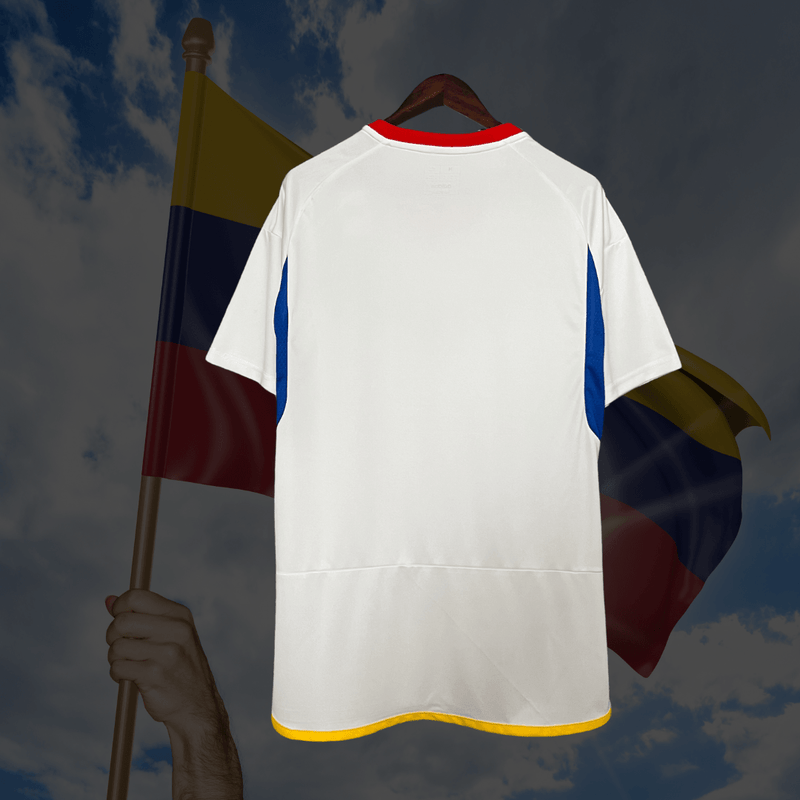 Camisa Venezuela II Away 2024 Versão Torcedor - Adidas Branco, Azul, Amarelo e Vermelho