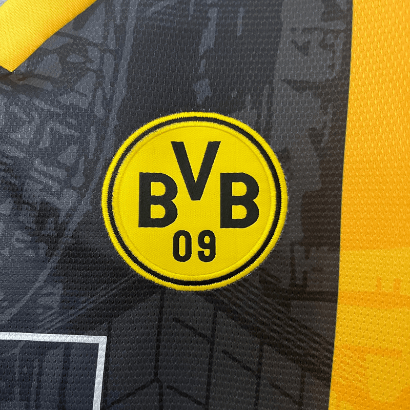 Camisa Borussia Dortmund BVB Concept 2024/2025 - Versão Torcedor Amarelo, Preto, Branco Puma