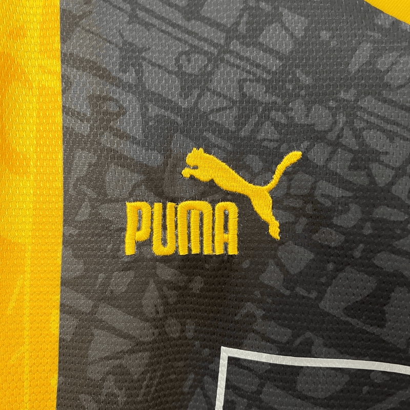 Camisa Borussia Dortmund BVB Concept 2024/2025 - Versão Torcedor Amarelo, Preto, Branco Puma