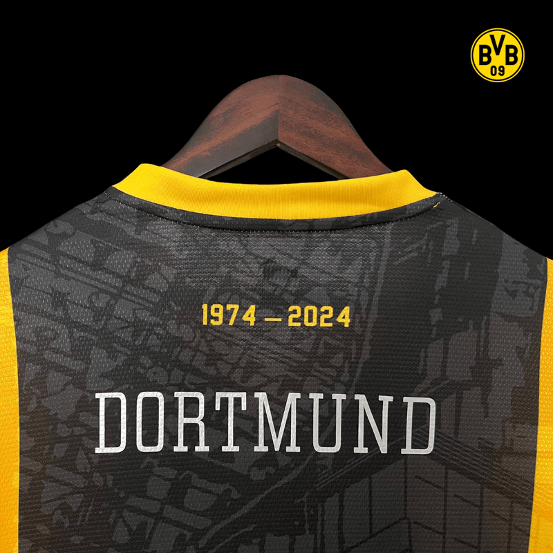 Camisa Borussia Dortmund BVB Concept 2024/2025 - Versão Torcedor Amarelo, Preto, Branco Puma