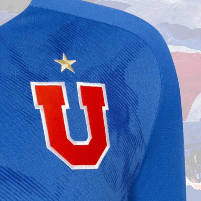 Camisa Universidad Del Chile Home 2024/2025 Versão Torcedor - Adidas Azul, Branco e Vermelho