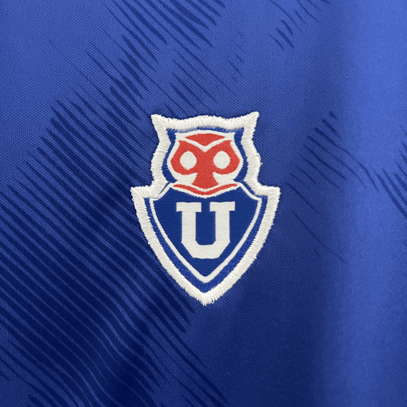 Camisa Universidad Del Chile Home 2024/2025 Versão Torcedor - Adidas Azul, Branco e Vermelho