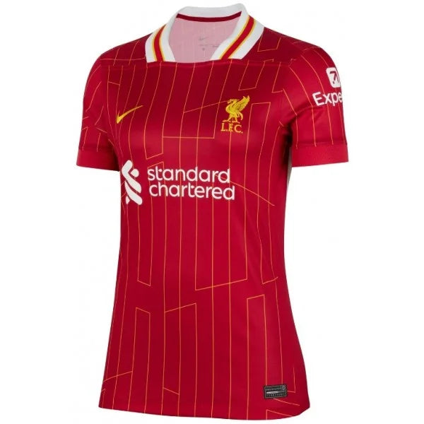 Camisa Liverpool Home 24/25 s/n° Torcedor Nike Feminina - Vermelha