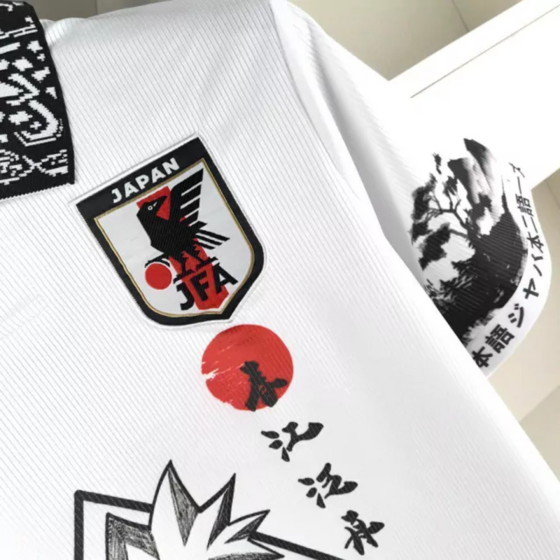 Camisa Japão Anime Naruto Pain Yahiko Akatsuki 24/25 - Torcedor Masculina - Branco com detalhes em Preto