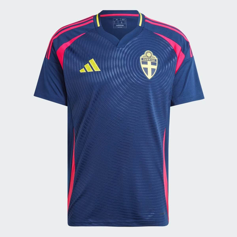 Camisa Suécia II 24/25 Torcedor Adidas Masculino - Azul marinho Rosa