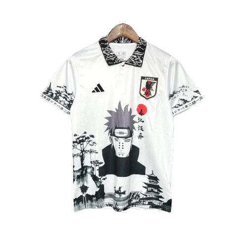 camisa-japão-yahiko-naruto-24-akatsuki-adidas-branca-preta