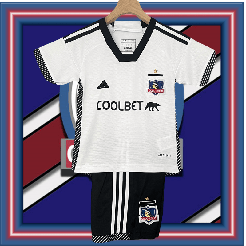 Kit Infantil de Futebol Colo-Colo Home 2024/25