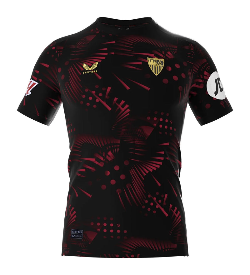 Camisa Sevilla Third 24/25 s/n° Torcedor Masculino - Preta e Vermelho