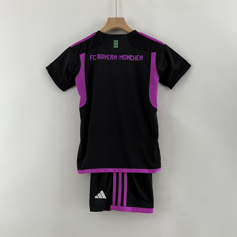 Conjunto Infantil Bayern De Munique Away 23/24 - Futebol