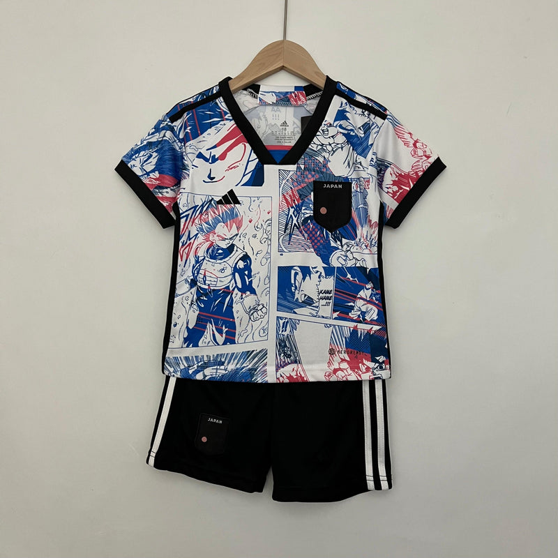 Kit Infantil Futebol Japão Anime Adidas 2023/23