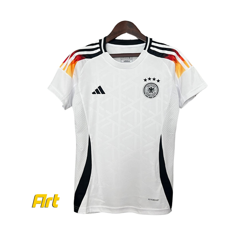 Camisa Alemanha I Feminina 2024/25 Adidas Branco