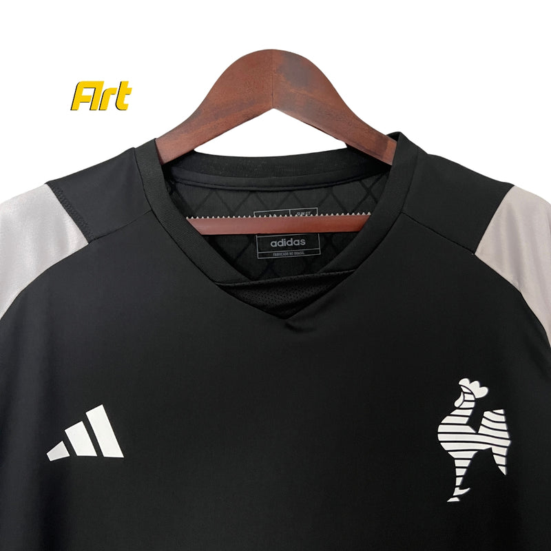 Camisa Atlético Mineiro Masculina Treino 24/2025 Adidas - Versão Torcedor Preto