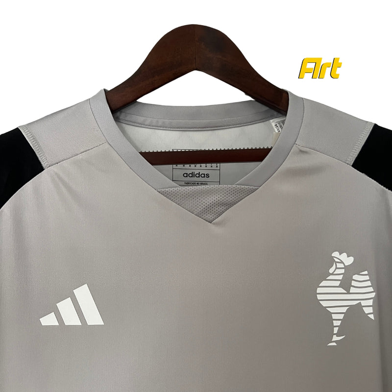 Camisa Atlético Mineiro Masculina Treino 24/2025 Adidas - Versão Torcedor Cinza