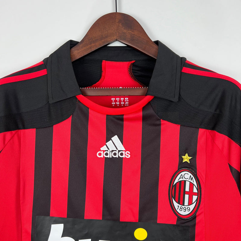 Camisa Retrô AC Milan I Titular Home 2007/08