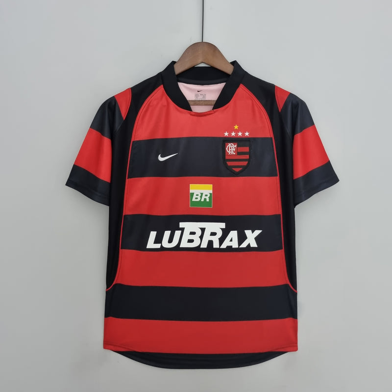 Camisa Flamengo I Retrô - 2003/2004 Nike Vermelha e Preta