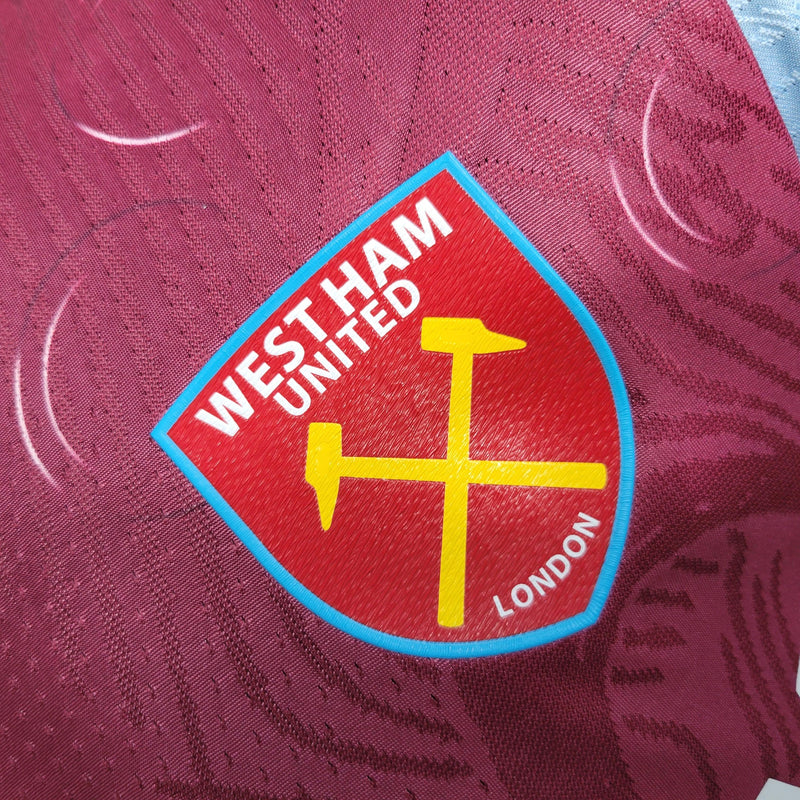 Camiseta West Ham Home Versão Jogador Umbro 23/24