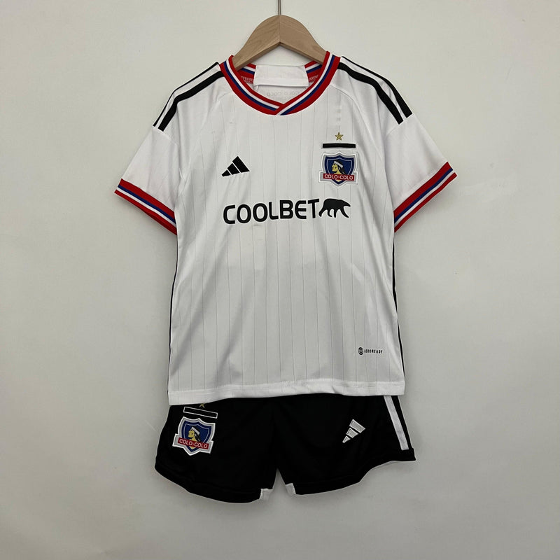 Kit Infantil Futebol Colo-Colo Home 2023/24