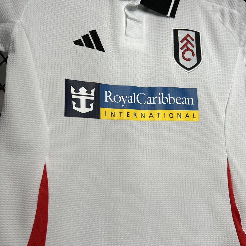 Conjunto Fulham Infantil l 24/25 - Branco Preto