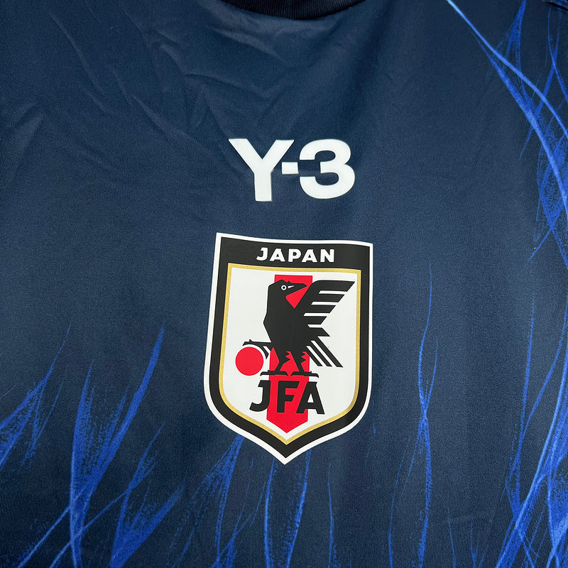 Camisa Seleção Japão I Y3 24/25 - Azul Fogo