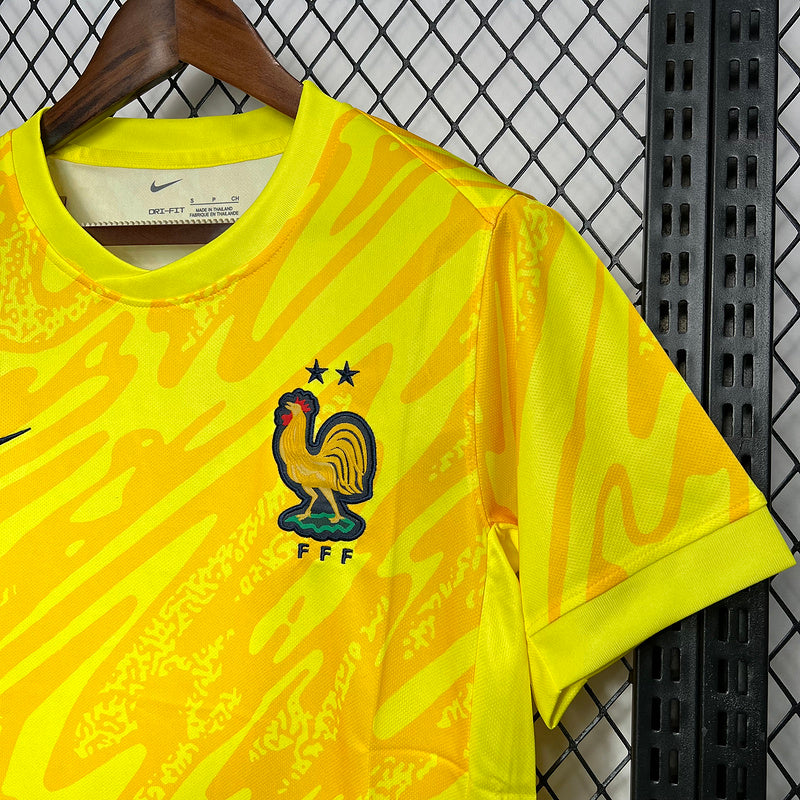 Camisa França Goleiro 24/25 - Amarelo Nike