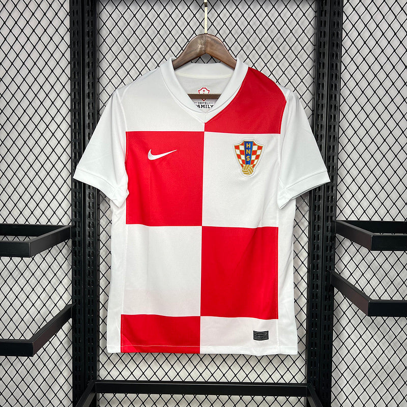 camisa-croacia-home-24-25-vermelho-branco-bordado-versao-torcedor-nike-seleção-croata-modric