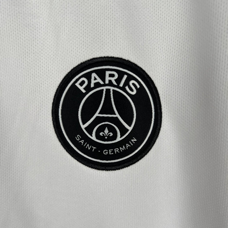 Camisa Retrô Manga Longa Nike Jordan PSG 18/19 Black