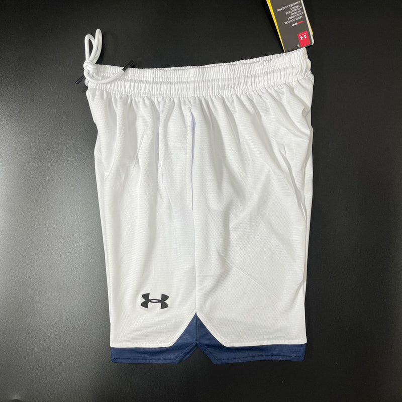 Shorts Esportivo Under Armour Academia Preto/Branco Com Bolso