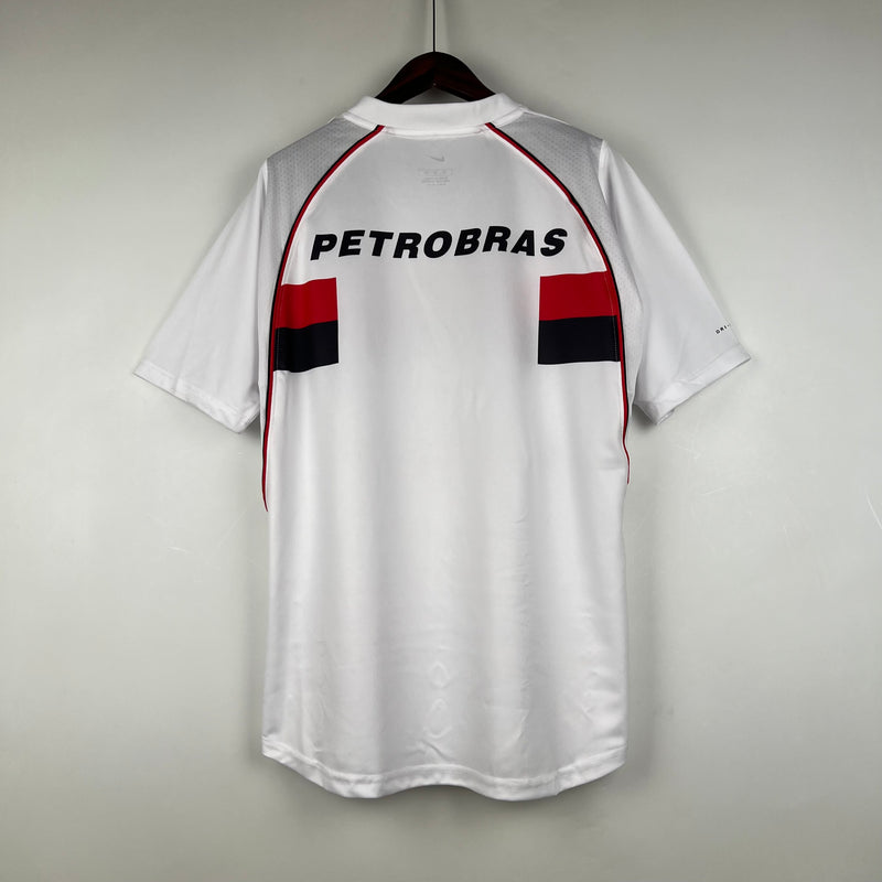 camisa-mengo-retrô-II-away-2002-branco-vermelho-lubrax-bordado-costas