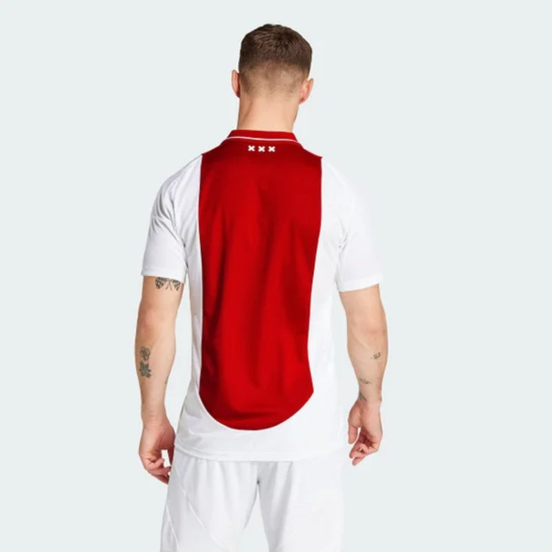 Camisa Ajax I Titular 24/25 Versão Torcedor Vermelho Branco Home