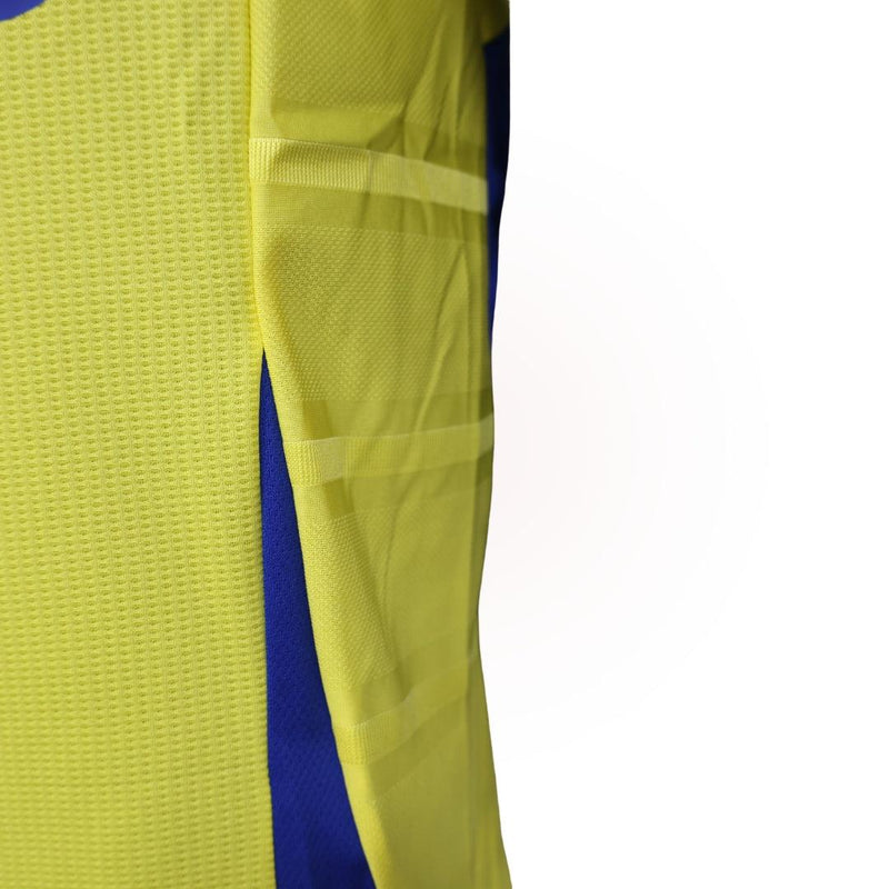 Camisa Al Nassr I Cristiano Ronaldo 24/25 Versão Jogador Amarelo Azul Adidas