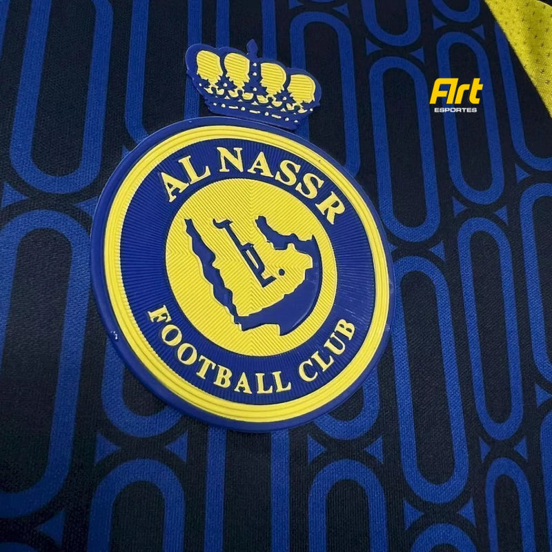 Camisa Al Nassr II Cristiano Ronaldo 24/25 Versão Torcedor Azul